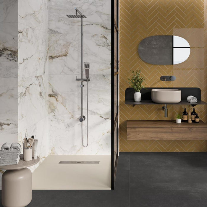 Splendour Leviglass 1200x600 Marble Effect Tiles - Unbeatable Bathrooms