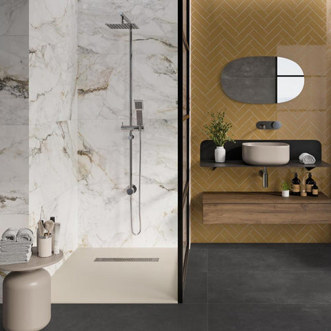 Splendour Leviglass 1200x600 Marble Effect Tiles - Unbeatable Bathrooms
