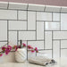 Splendour Liso 150x75 Blanco White Brillo Metro Tiles - Unbeatable Bathrooms