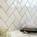 Splendour Liso 150x75 Blanco White Brillo Metro Tiles - Unbeatable Bathrooms