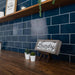 Splendour Liso 200x100 Marino Blue Gloss Metro Tiles - Unbeatable Bathrooms