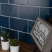 Splendour Liso 200x100 Marino Blue Gloss Metro Tiles - Unbeatable Bathrooms