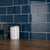 Splendour Liso 200x100 Marino Blue Gloss Metro Tiles - Unbeatable Bathrooms