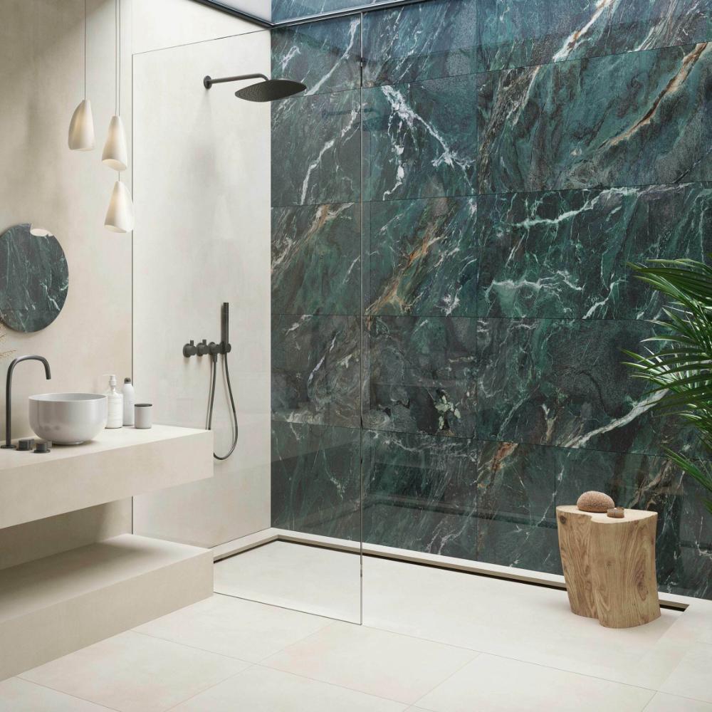 Splendour Lux 1200x600 Euphoria Green Marble Effect Tiles