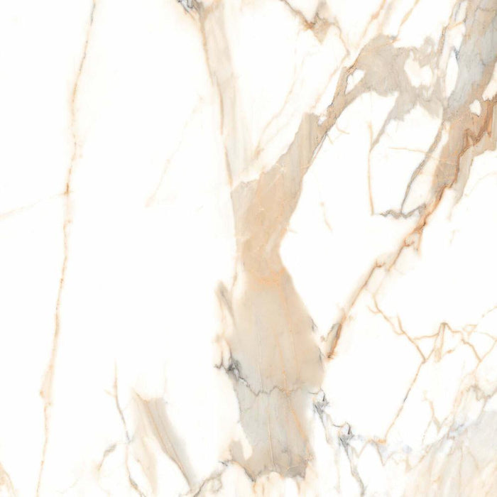 Splendour Makrana 600x600 Polished Marble Effect Tiles - Unbeatable Bathrooms