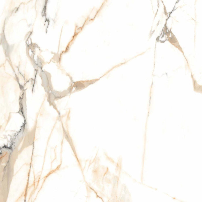 Splendour Makrana 600x600 Polished Marble Effect Tiles - Unbeatable Bathrooms