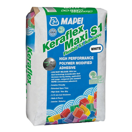 Splendour Mapei Keraflex Maxi S1 White -20kg - Unbeatable Bathrooms