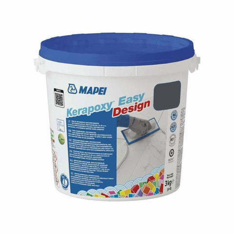 Splendour Mapei Kerapoxy Easy Design Anthracite 114 Grout -3kg - Unbeatable Bathrooms