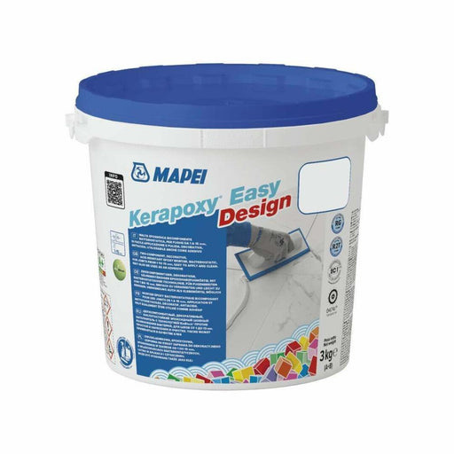 Splendour Mapei Kerapoxy Easy Design Silver Grey 111 Grout -3kg - Unbeatable Bathrooms