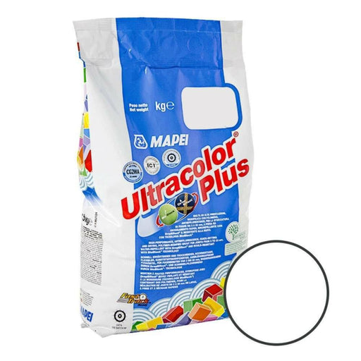 Splendour Mapei Ultracolor Plus 100 White Tile Grout -5kg - Unbeatable Bathrooms