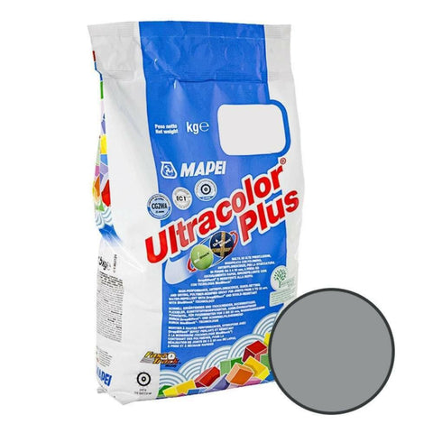 Splendour Mapei Ultracolor Plus 112 Medium Grey Tile Grout -5kg - Unbeatable Bathrooms