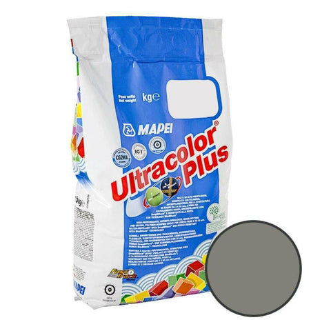 Splendour Mapei Ultracolor Plus 113 Cement Grey Tile Grout -5kg - Unbeatable Bathrooms