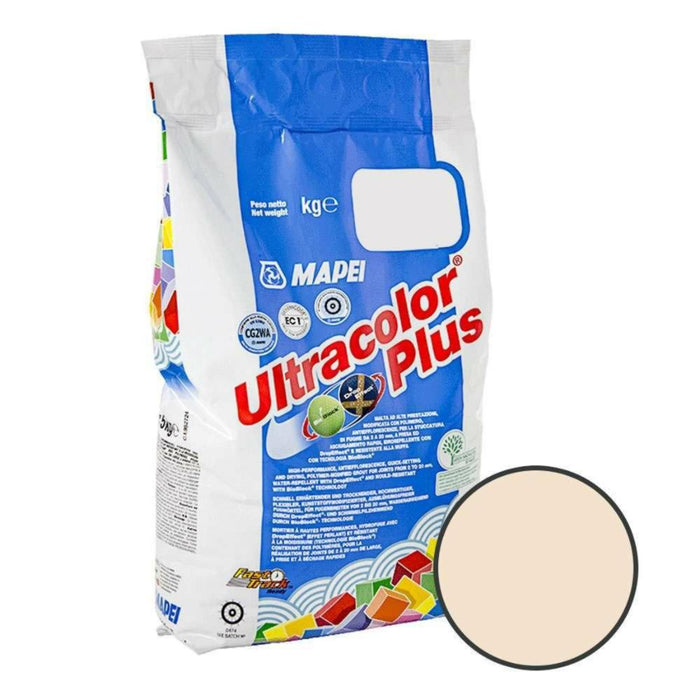 Splendour Mapei Ultracolor Plus 130 Jasmine Tile Grout -5kg - Unbeatable Bathrooms