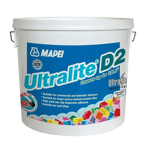 Splendour Mapei Ultralite D2 Ready Mix Shower Tile Adhesive -12.5kg - Unbeatable Bathrooms