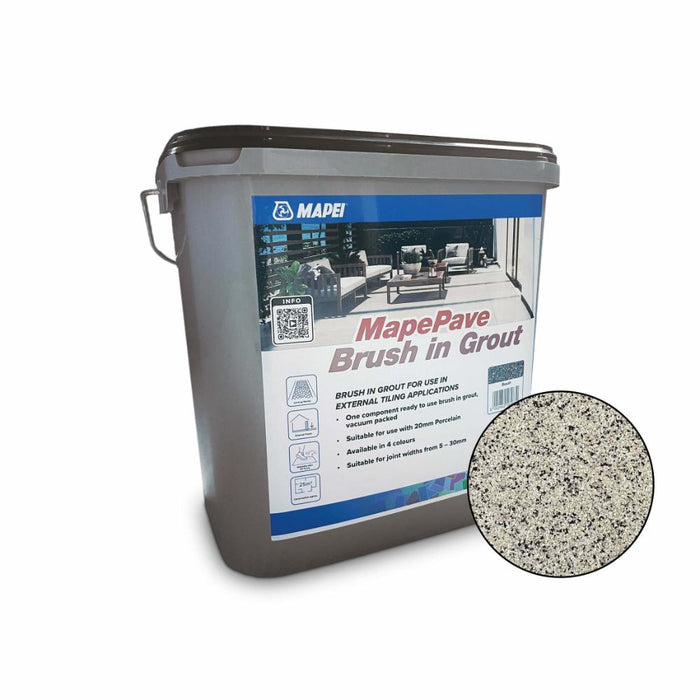 Splendour Mapepave Brush In Grout Light Grey -15kg - Unbeatable Bathrooms
