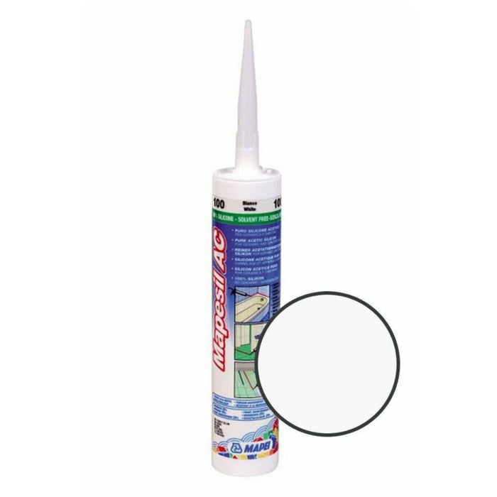Splendour Mapesil Ac 100 White Silicone Sealant -310ml - Unbeatable Bathrooms