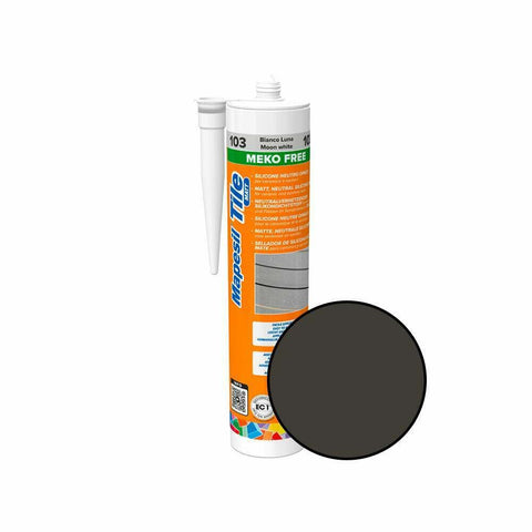 Splendour Mapesil Tile Matt 124 Black Silicone -310ml - Unbeatable Bathrooms