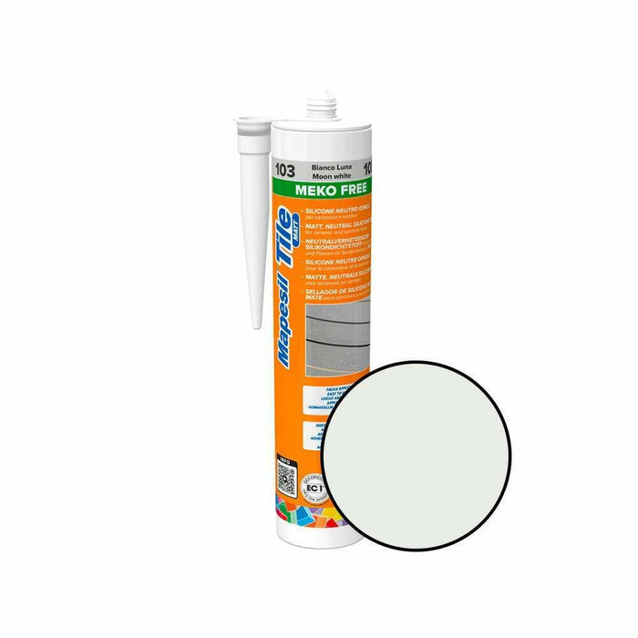 Splendour Mapesil Tile Matt 107 Moon White Silicone -310ml - Unbeatable Bathrooms