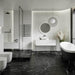 Splendour Matt Marmo 1197x597 Morocco Black Porcelain Tiles - Unbeatable Bathrooms