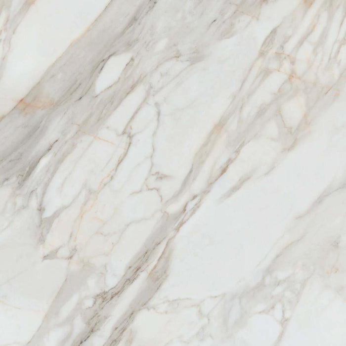 Splendour Maximum Calacatta 1200x1200 Gold White Semi Polished Marble Effect Tiles - Unbeatable Bathrooms