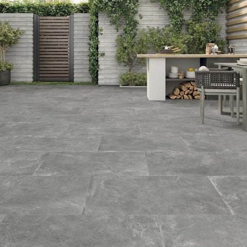 Splendour Merlot 900x600 Grey Slate Effect Slabs Tiles - Unbeatable Bathrooms