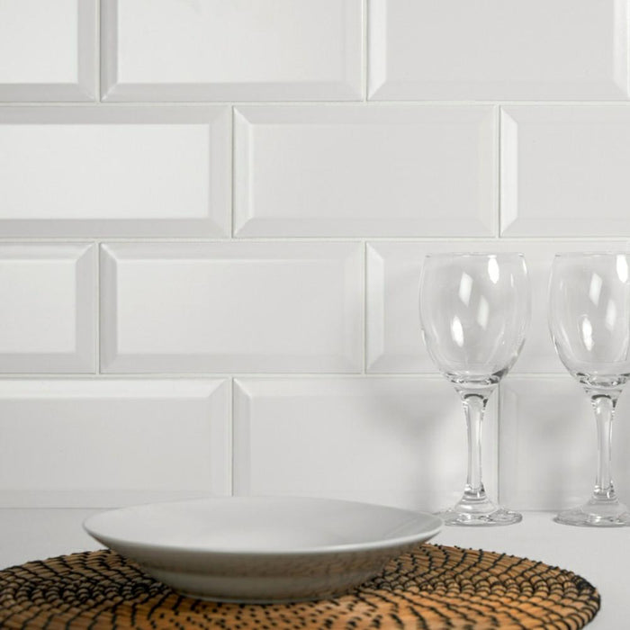 Splendour Metro 200x100 Matt White Tiles - Unbeatable Bathrooms