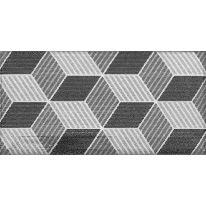 Splendour Metro 150x75 Patchwork Black & White Tiles - Unbeatable Bathrooms