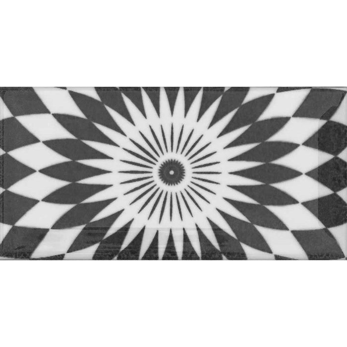 Splendour Metro 150x75 Patchwork Black & White Tiles - Unbeatable Bathrooms