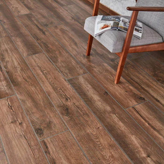 Splendour Mumble 900x150 T/A Wenge Anti-Slip Wood Effect Tiles - Unbeatable Bathrooms