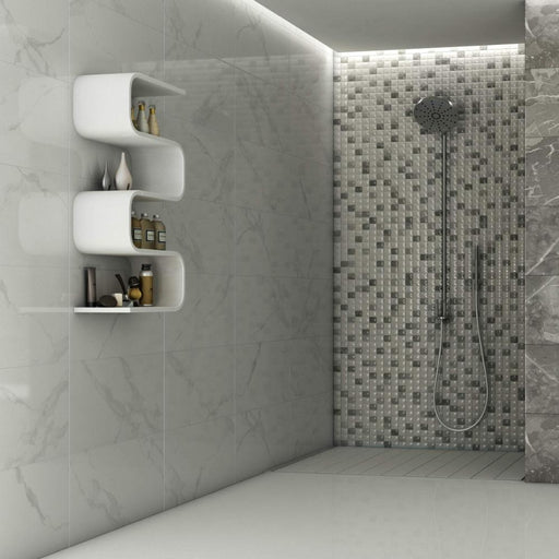 Splendour Nairobi 550x333 Mosaic Marble Effect Tiles - Unbeatable Bathrooms