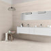 Splendour Neutra 600x250x1 Cream Relieve Tiles - Unbeatable Bathrooms