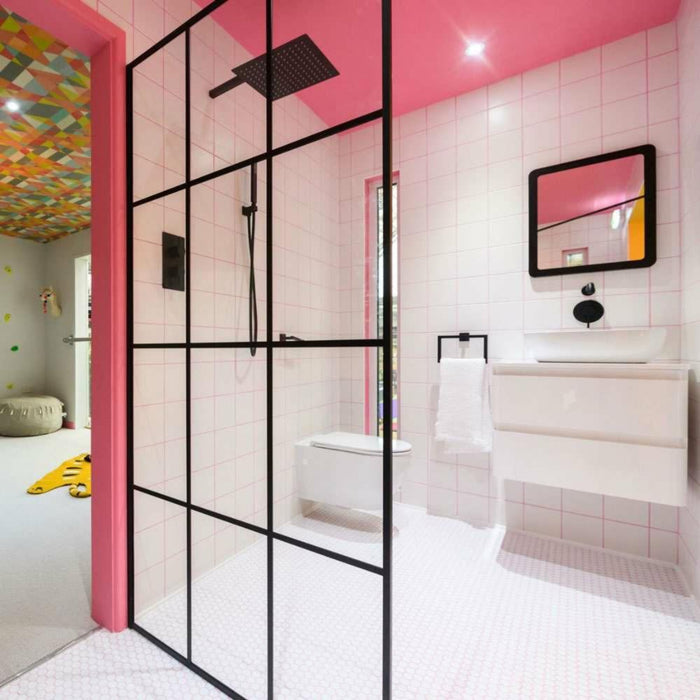 Splendour Night Time 148x148 Gloss White Tiles - Unbeatable Bathrooms