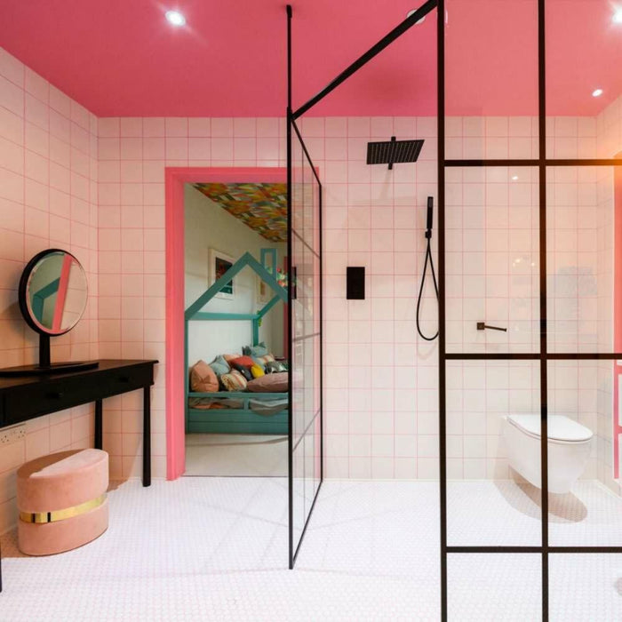 Splendour Night Time 148x148 Gloss White Tiles - Unbeatable Bathrooms