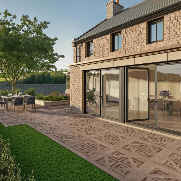 Splendour Old Manor 900x900 Classico Outdoor Paving Slabs Tiles - Unbeatable Bathrooms