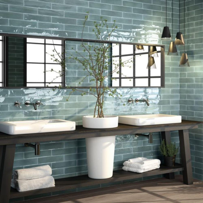 Splendour Opal 75x300 Emerald Tile - Unbeatable Bathrooms