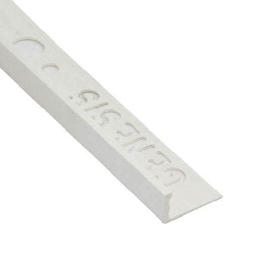 Splendour P.V.C Straight Edge Trim White 6mm - Unbeatable Bathrooms