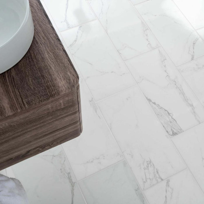 Splendour Palatina 600x300 Gloss Marble Effect Tiles - Unbeatable Bathrooms
