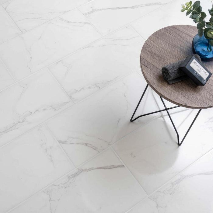 Splendour Palatina 600x300 Gloss Marble Effect Tiles - Unbeatable Bathrooms
