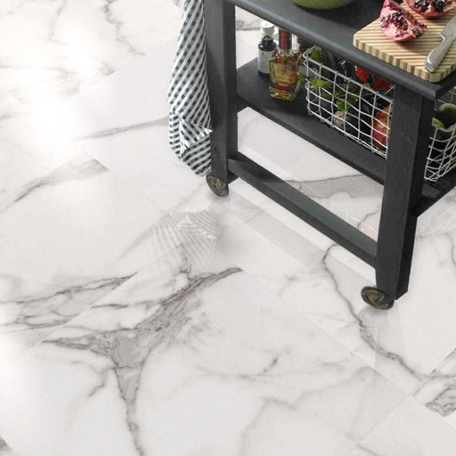 Splendour Palatina 605x605 Gloss Marble Effect Tiles - Unbeatable Bathrooms