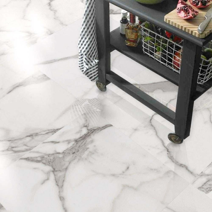 Splendour Palatina 605x605 Gloss Marble Effect Tiles - Unbeatable Bathrooms