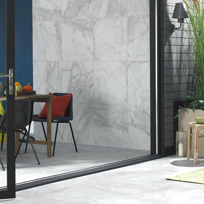 Splendour Palatina 605x605 Gloss Marble Effect Tiles - Unbeatable Bathrooms