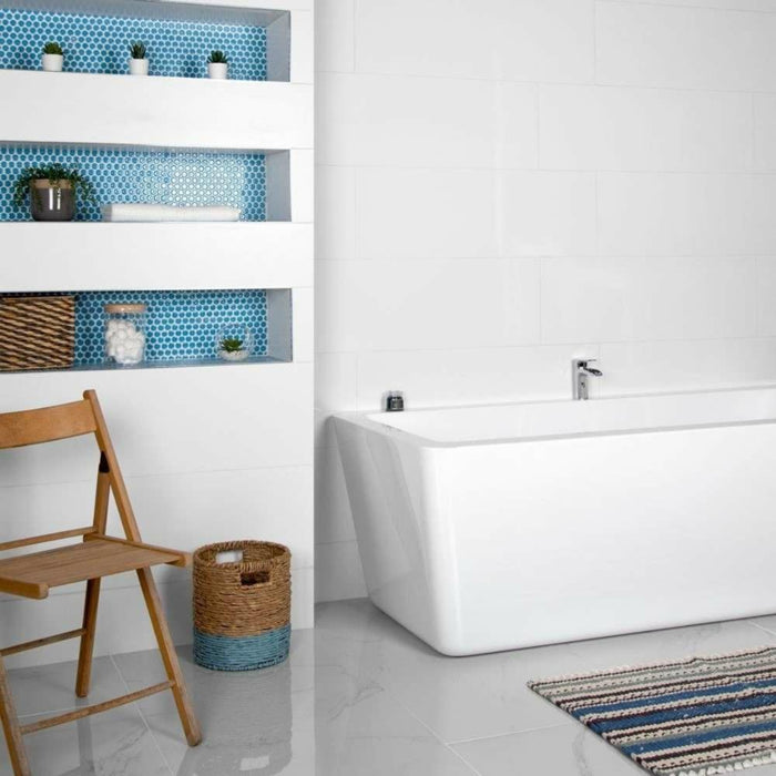 Splendour Palatina 1200x600 Polished Marble Effect Tiles - Unbeatable Bathrooms