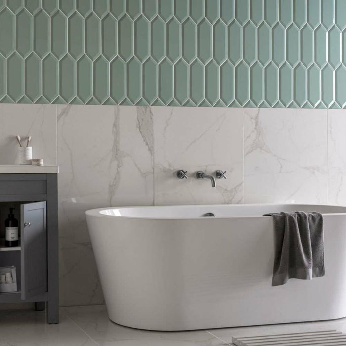 Splendour Palatina 1200x600 Polished Marble Effect Tiles - Unbeatable Bathrooms