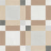 Splendour Patterns 223x223 Sand Square Tiles - Unbeatable Bathrooms