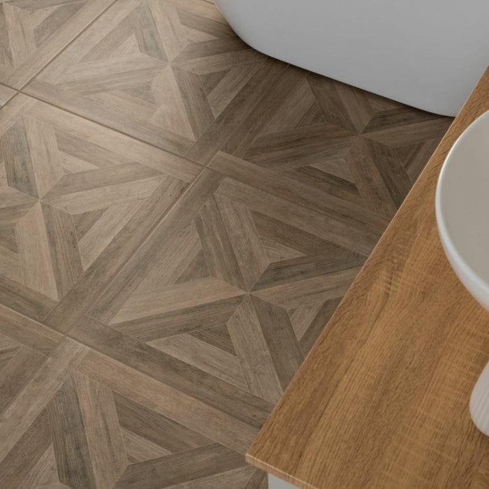 Splendour Pavilion 600x600 Wood Effect Tiles - Unbeatable Bathrooms