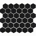 Splendour Pixel 321x278Black Hexagon Matt Tiles - Unbeatable Bathrooms