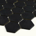 Splendour Pixel 321x278Black Hexagon Matt Tiles - Unbeatable Bathrooms