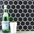 Splendour Pixel 321x278Black Hexagon Matt Tiles - Unbeatable Bathrooms