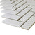 Splendour Pixel 316x277 White Herringbone Gloss Tiles - Unbeatable Bathrooms