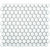 Splendour Pixel 300x260 White Hexagon Gloss Tiles - Unbeatable Bathrooms